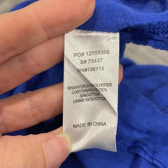 Doe & Rae blue top - Picture 5 of 5